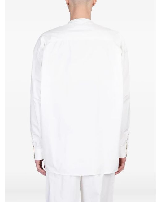 Maison Mihara Yasuhiro White Cotton Shirt for men