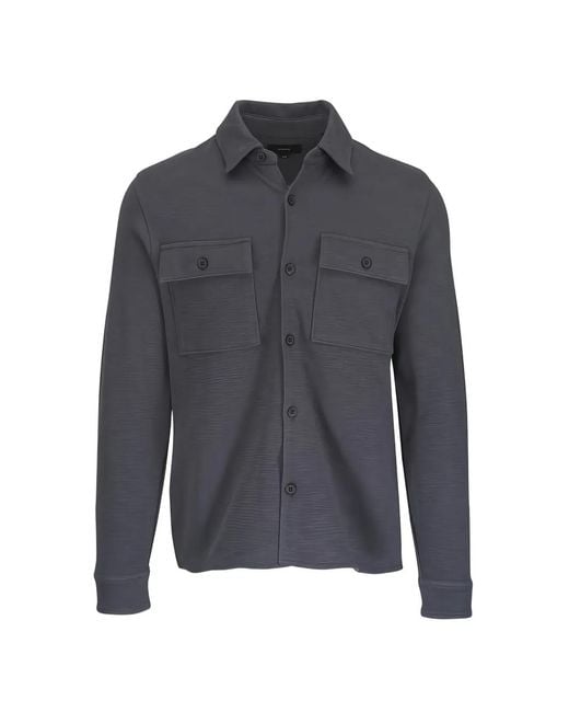 Vince Gray Pocket Overshirt Jacket for men