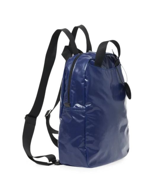 Jack Gomme Blue Lami Coated Backpack