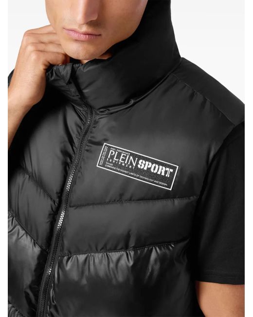 Philipp Plein Black Gilet for men