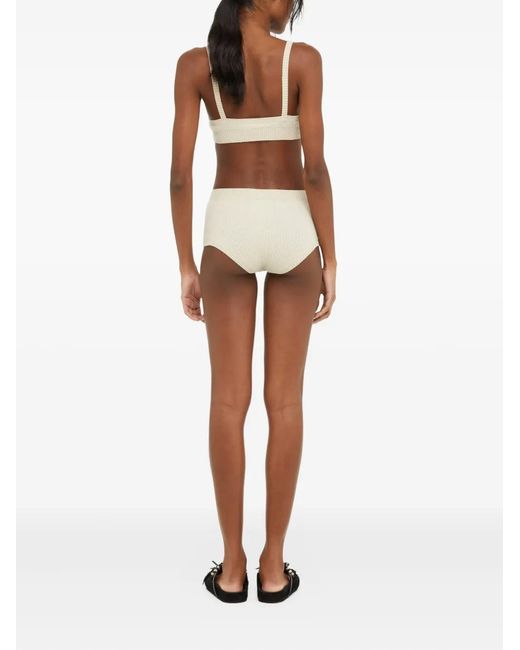 Alanui Natural Ribbed Finest Bra