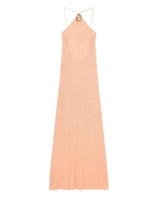 Alanui Multicolor Halterneck Maxi Dress