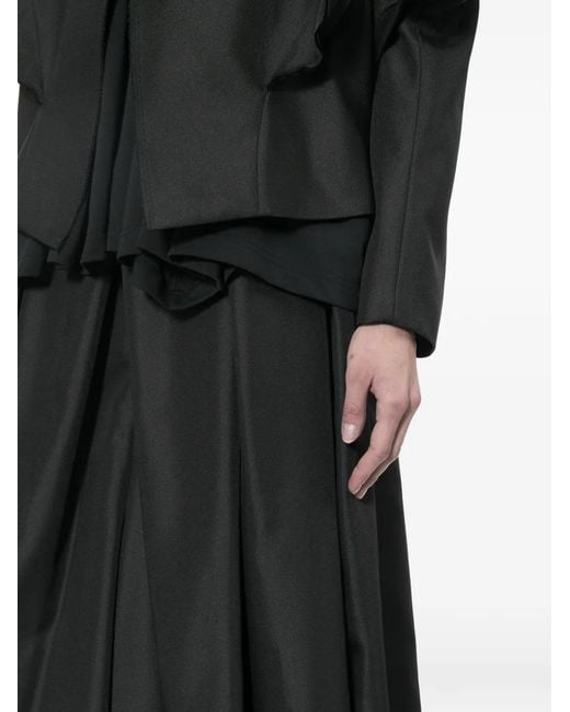 Comme des Garçons レディース ブラック プリーツ パンツの通販はau