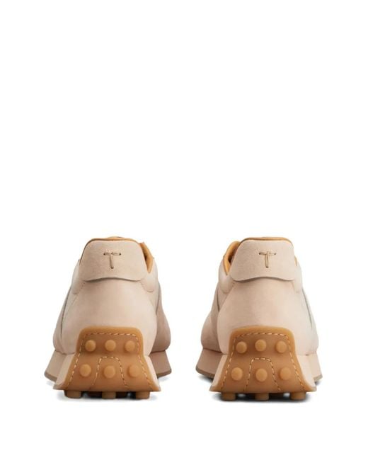 Tod's Natural Suede Leather Lace-Up Shoes