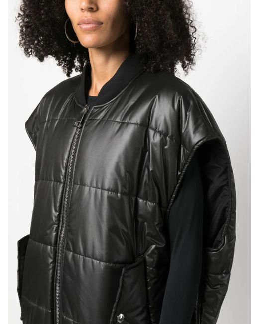 Khrisjoy Black Padded Bomber Vest