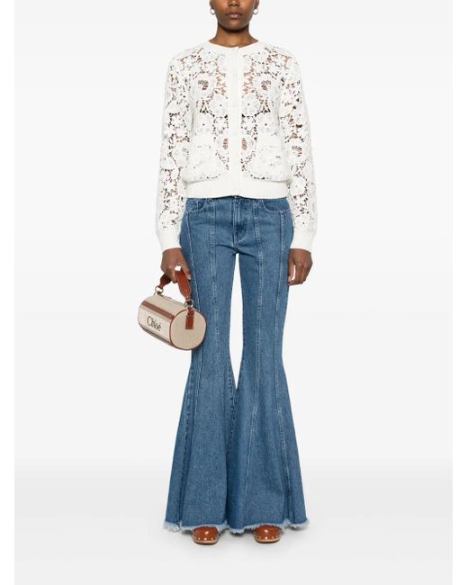 P.A.R.O.S.H. White Copper Cardigan