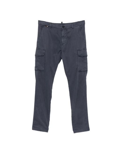 Mason's Blue Chile Elasticated-Waist Cargo Pants for men