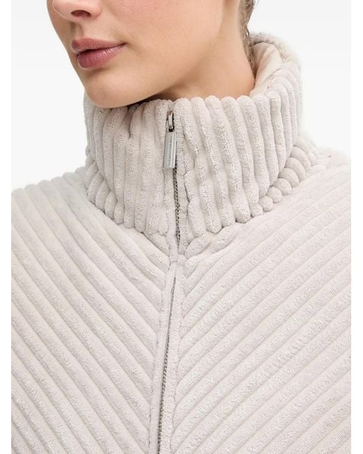 Colmar White Corduroy Quilted Jacket