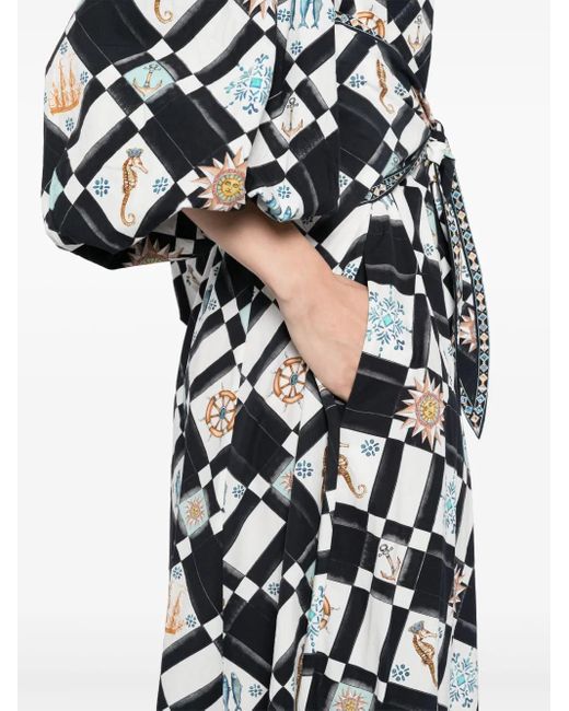 Camilla White Folk Afloat Shirt Dress