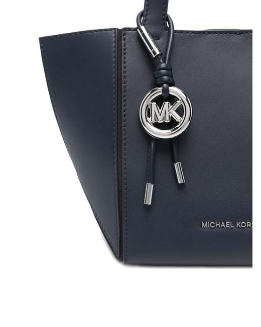 Michael Kors Blue 'Jordi' Tote Bag