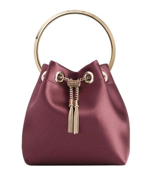 Jimmy Choo Bon Bon バケットバッグ ミニ Purple