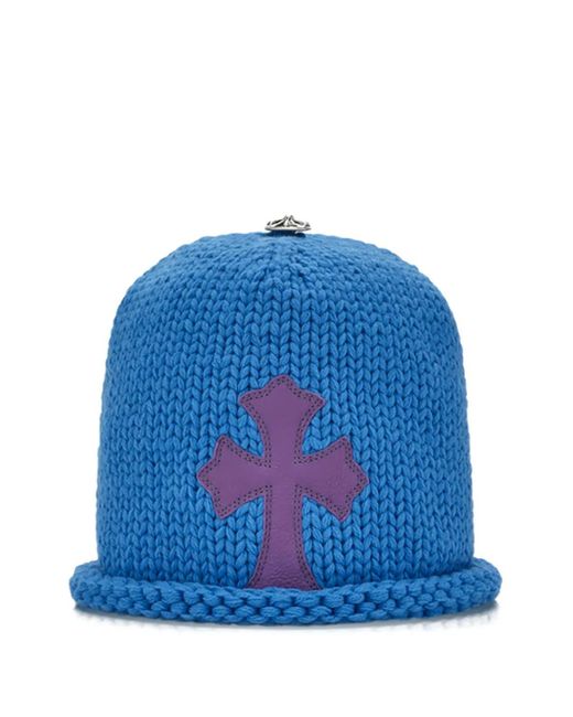 Bonnet À Patch Logo Chrome Hearts pour homme en coloris Blue