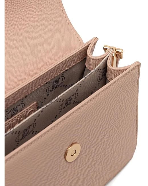 Liu Jo Pink Flap-Front Cross Body Bag