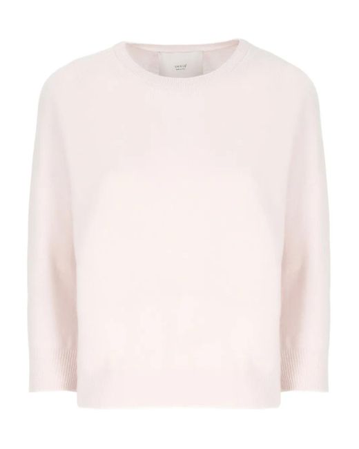 Vanisé Pink Ribbed-knit sweater