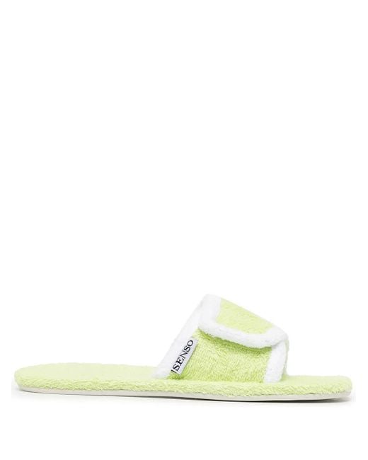 Senso Green Iris Towelling Sandals