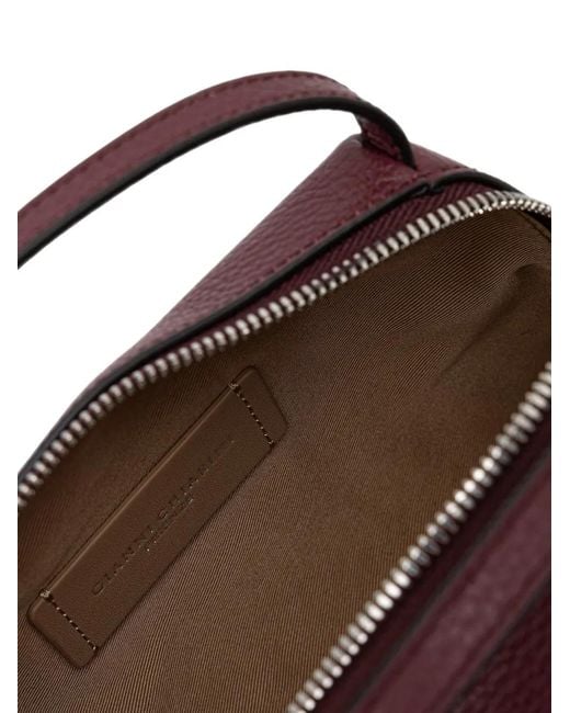 Gianni Chiarini Purple Small Alifa Leather Tote Bag