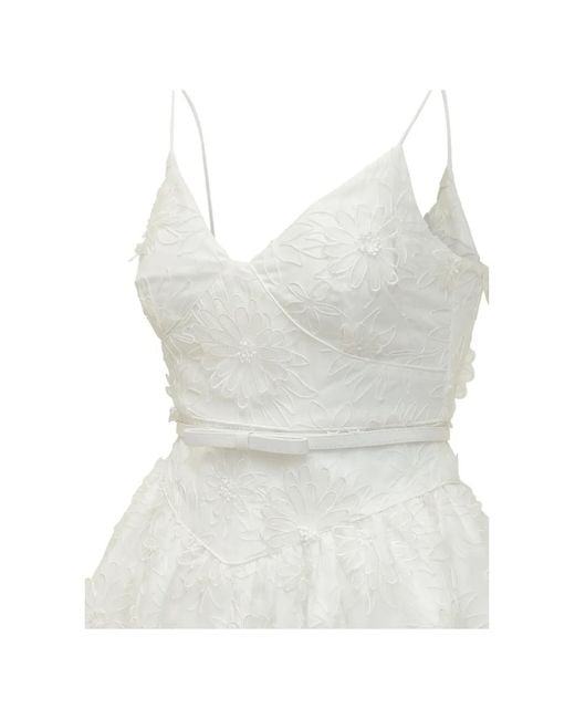 Self-Portrait White Mini Suit