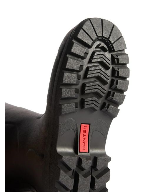 Hunter Black Balmoral Mkii Side-Adjustable Boots