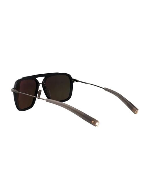 Dita Eyewear Black Lsa-400 Pilot-Frame Sunglasses for men