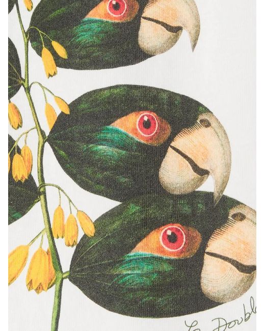 LaDoubleJ White Parrotstem Ecru