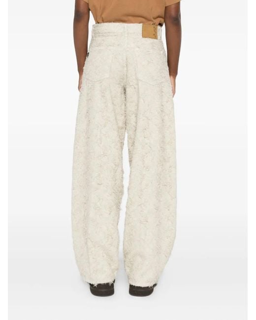 Haikure White Bethany Frayed-Denim Jeans