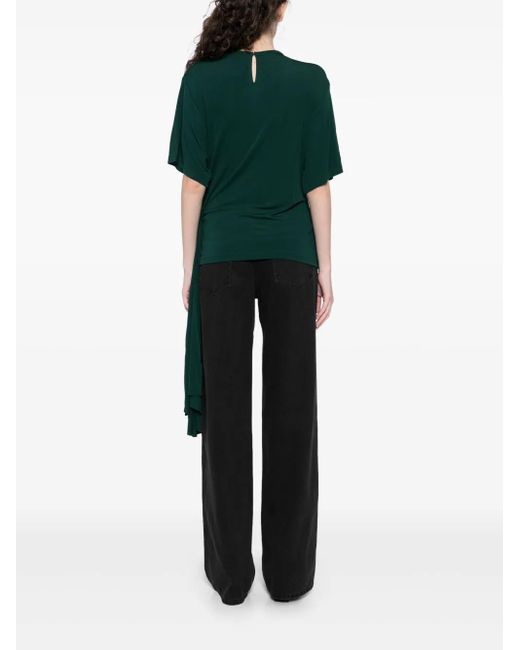 Christopher Esber ドレープ Tシャツ Green