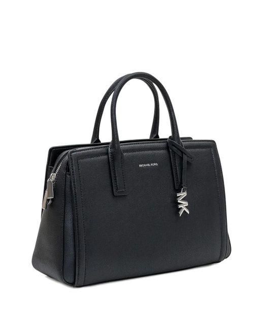 MICHAEL Michael Kors Black Logo-Charm Handbag