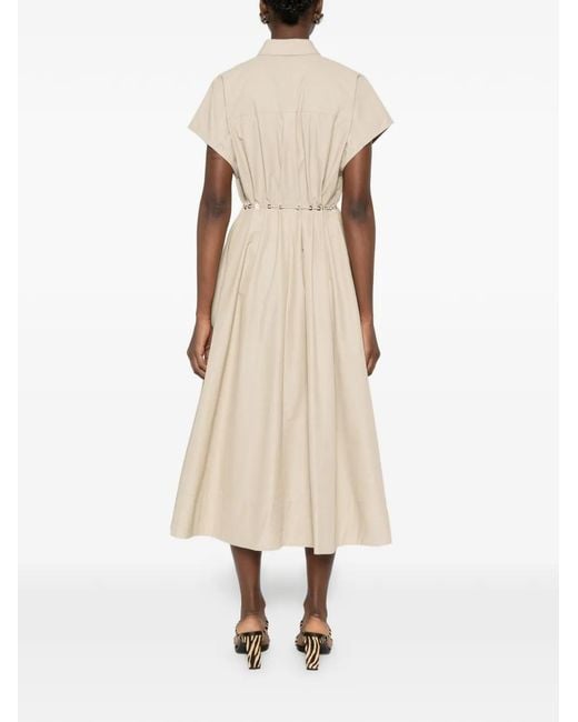 Brandon Maxwell Blake Blousejurk Met Ringlets in het White