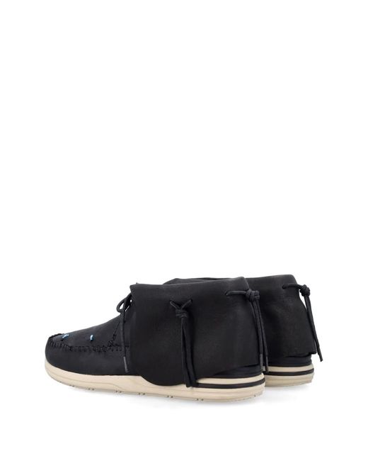 Visvim Black Lhamo Lace-Up Sneakers for men