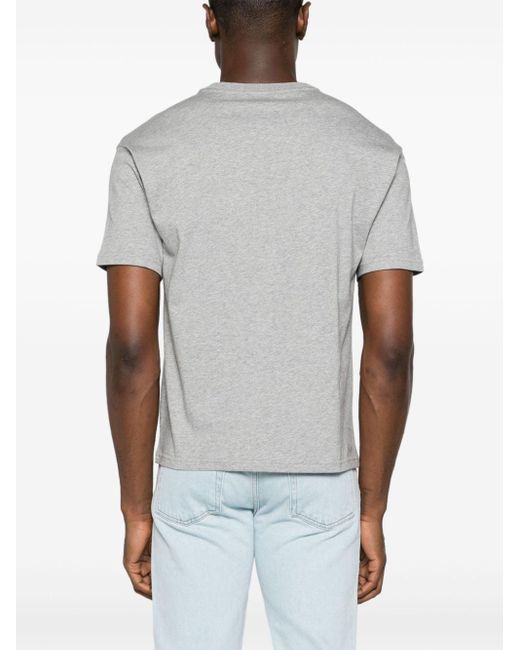 T-shirt en coton à logo imprimé A.P.C. pour homme en coloris Gray