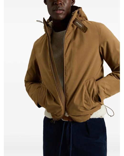 Woolrich Brown Mountain Cloth Pacific Jacket for men