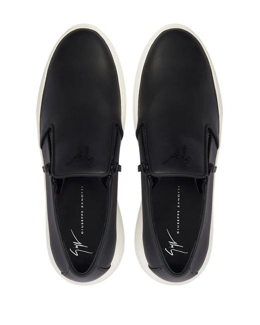 Giuseppe Zanotti Blue Conley Zip Chunky Sneakers for men