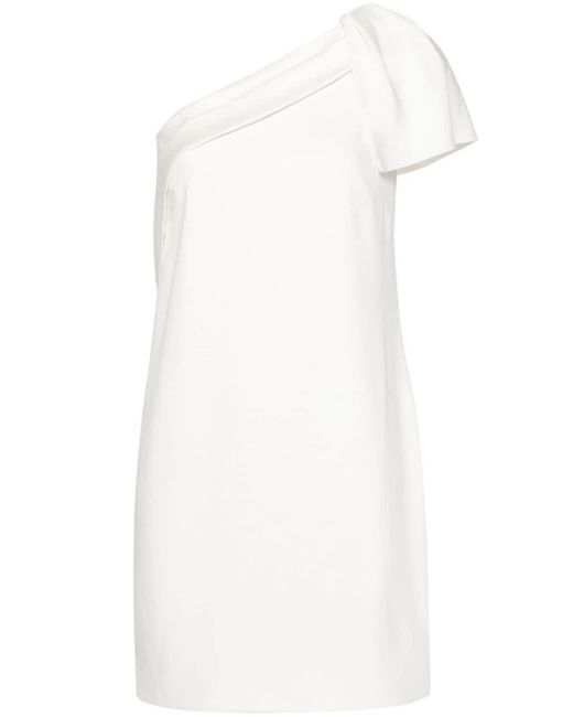 Robe courte à design à une épaule Roland Mouret en coloris White