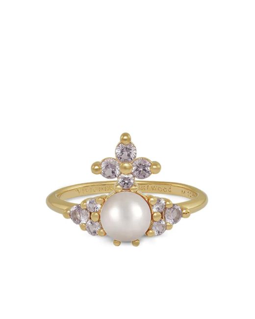 Vivienne Westwood Metallic Feodora Orb Ring