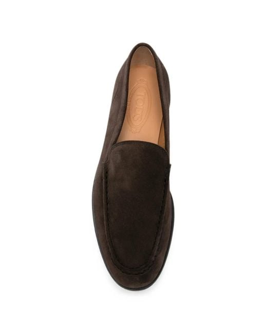 Tod's White Suede Slip-On Loafers for men