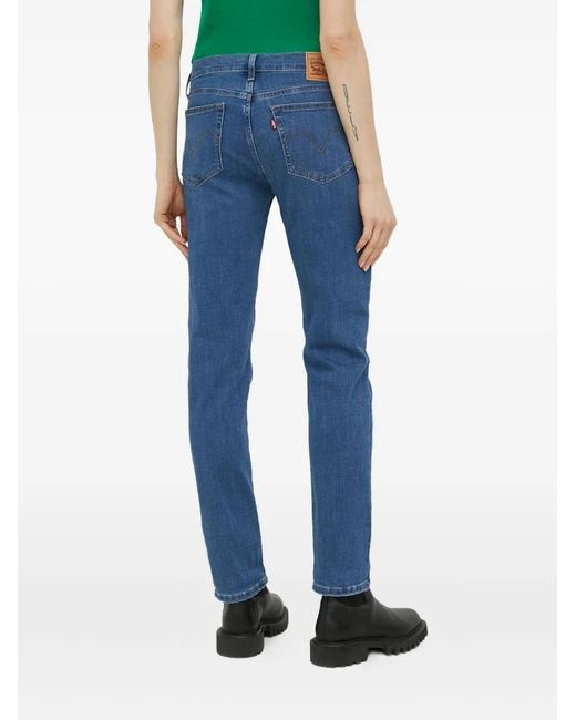 Levi's Blue Belt-Loop Jeans