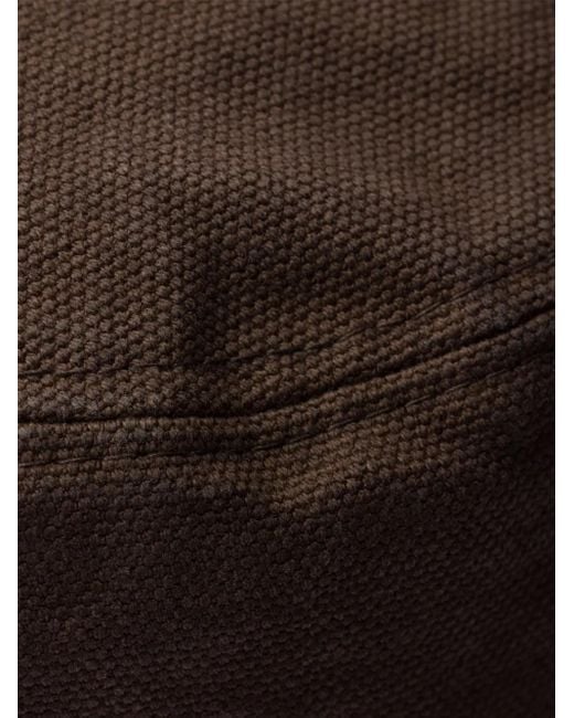 Prada Brown Cotton Bucket Hat