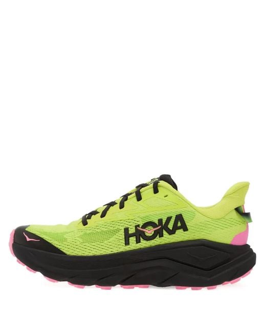 Hoka One One Green Challenger Sneakers for men