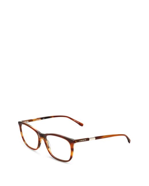 Lacoste White Eckige Brille