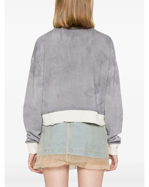 Amiri Gray Sweaters