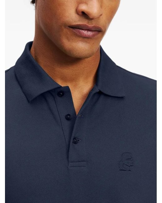 Karl Lagerfeld Blue Kameo Polo Shirt for men