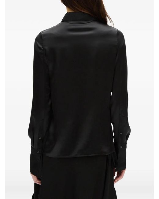 Ann Demeulemeester Black Button-Up Shirt
