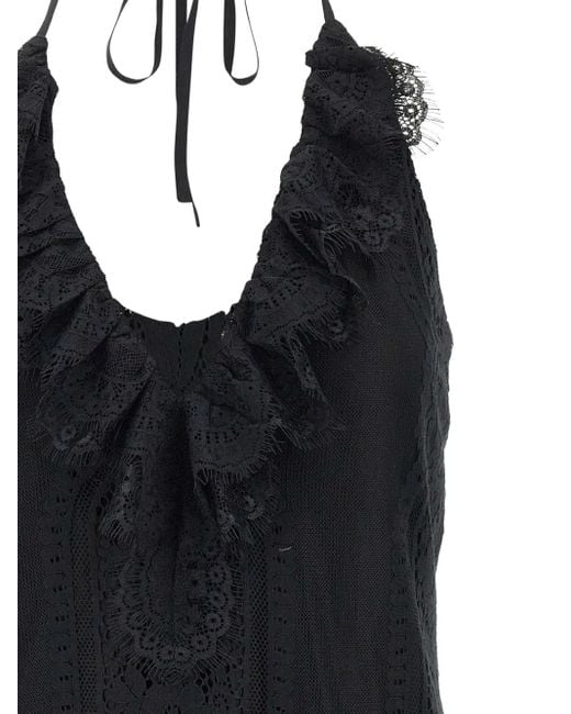 Top Con Ruches di Herskind in Black