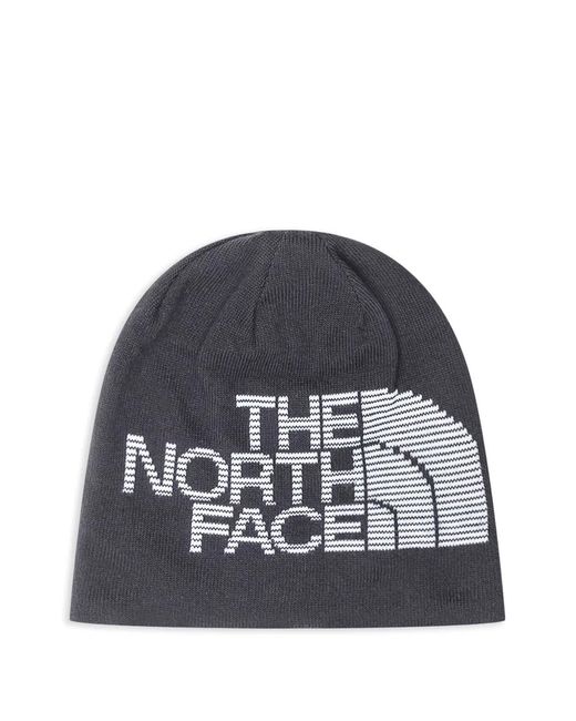 The North Face Black Highline Reversible-Design Beanie Hat