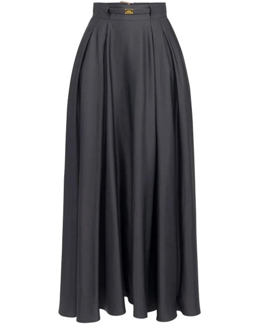 Elisabetta Franchi Blue Midi Skirts