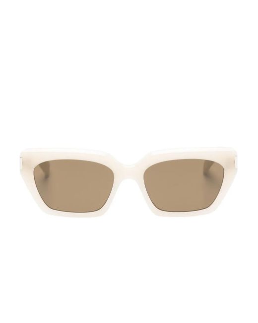 Saint Laurent Natural Rectangle Frame Sunglasses