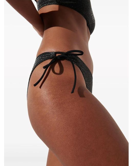 Karl Lagerfeld Black Hotel Karl Bikini Bottoms