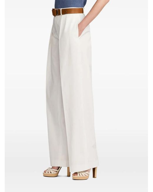 Pantalones de algodón Ralph Lauren de color White