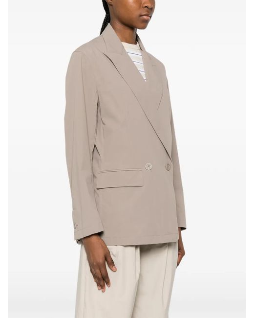 Herno Natural Double-Breasted Blazer