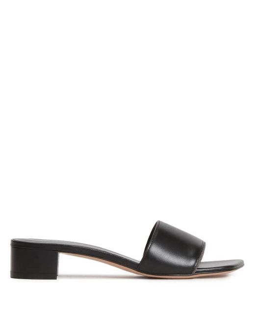 Fabiana Filippi レザーミュール Black